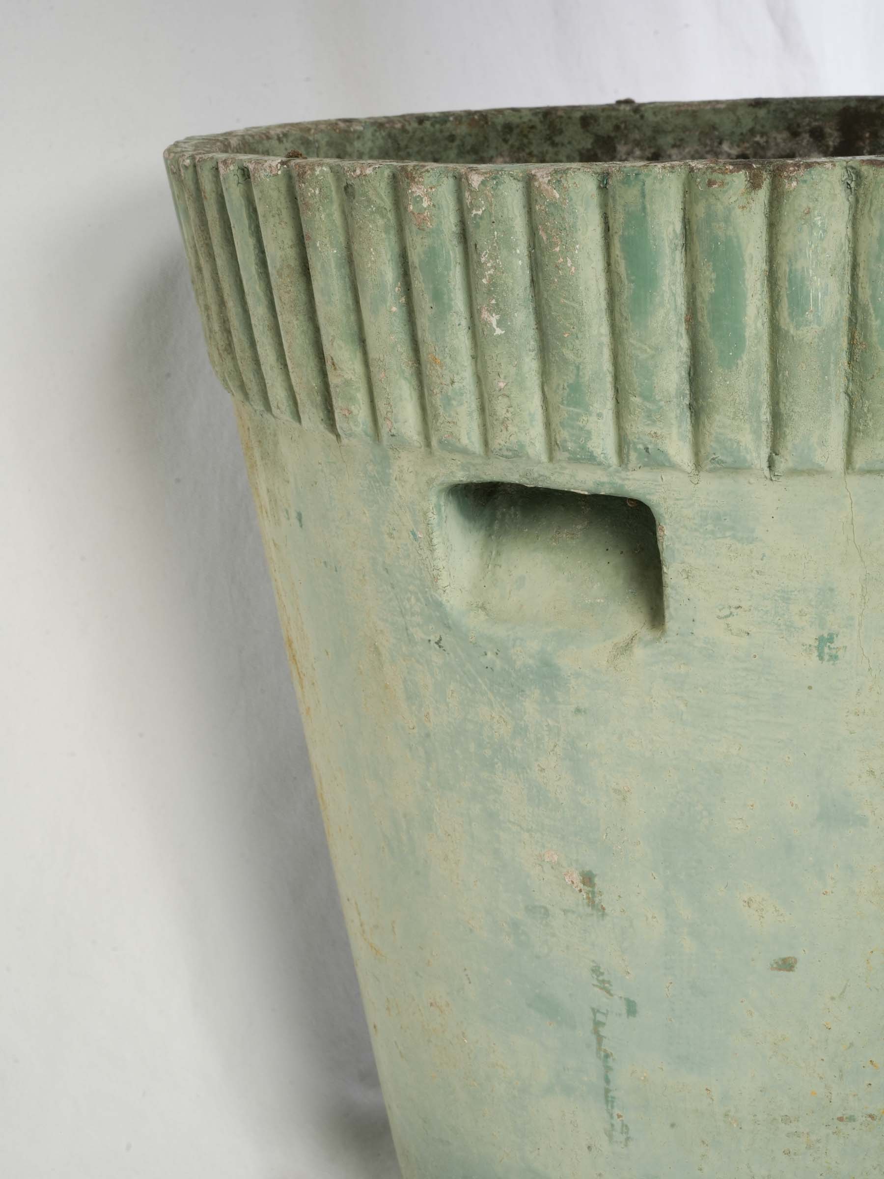 Mediterranean-style mossy planter