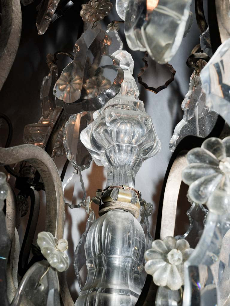 Gilded French Crystal Droplet Ornament