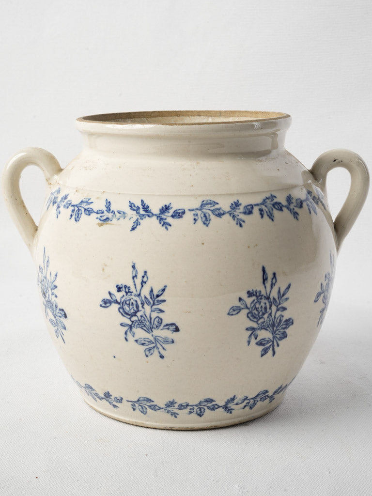 Elegant 19th-Century Ceramic Jar