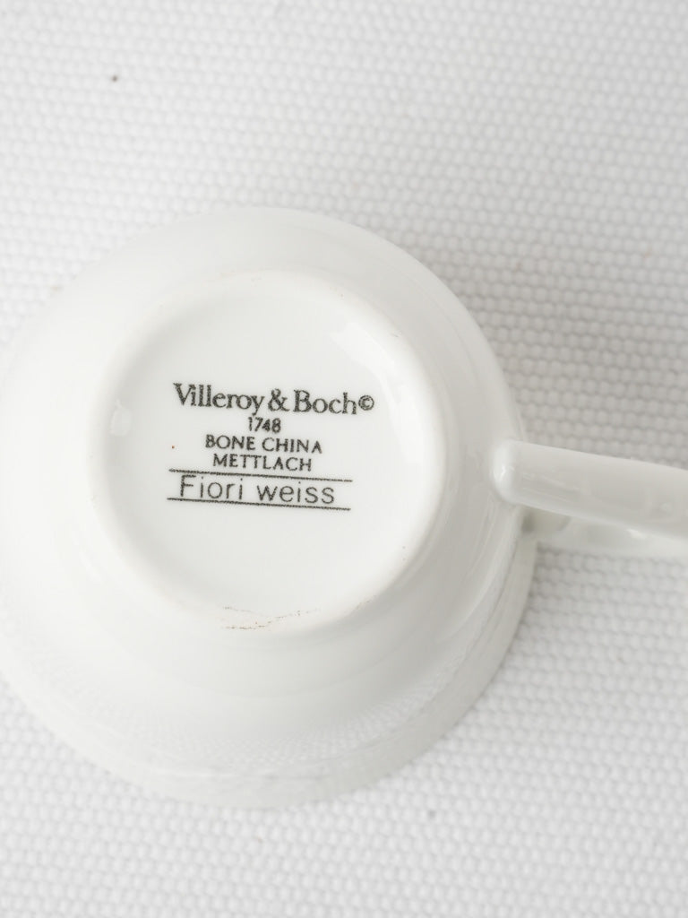 Villeroy & Boch ceramic coffee cups.