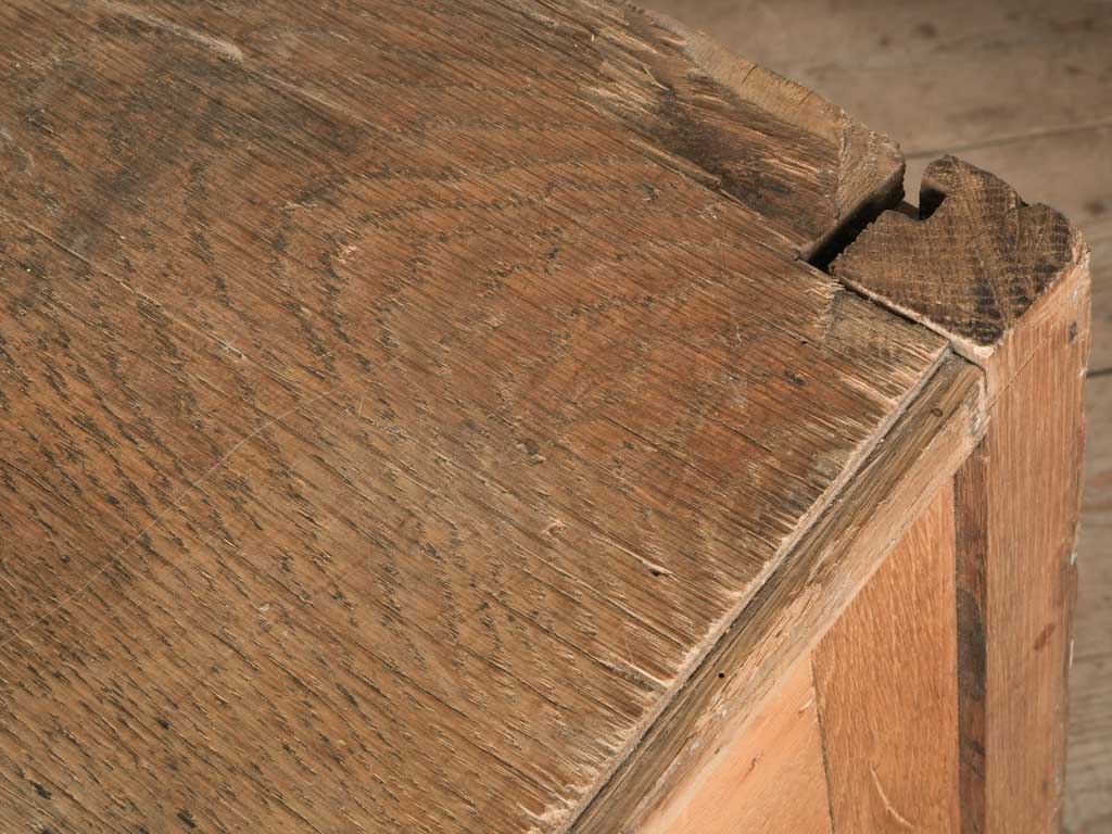 1930s French Oak Shop Drawer Cabinet - 56"