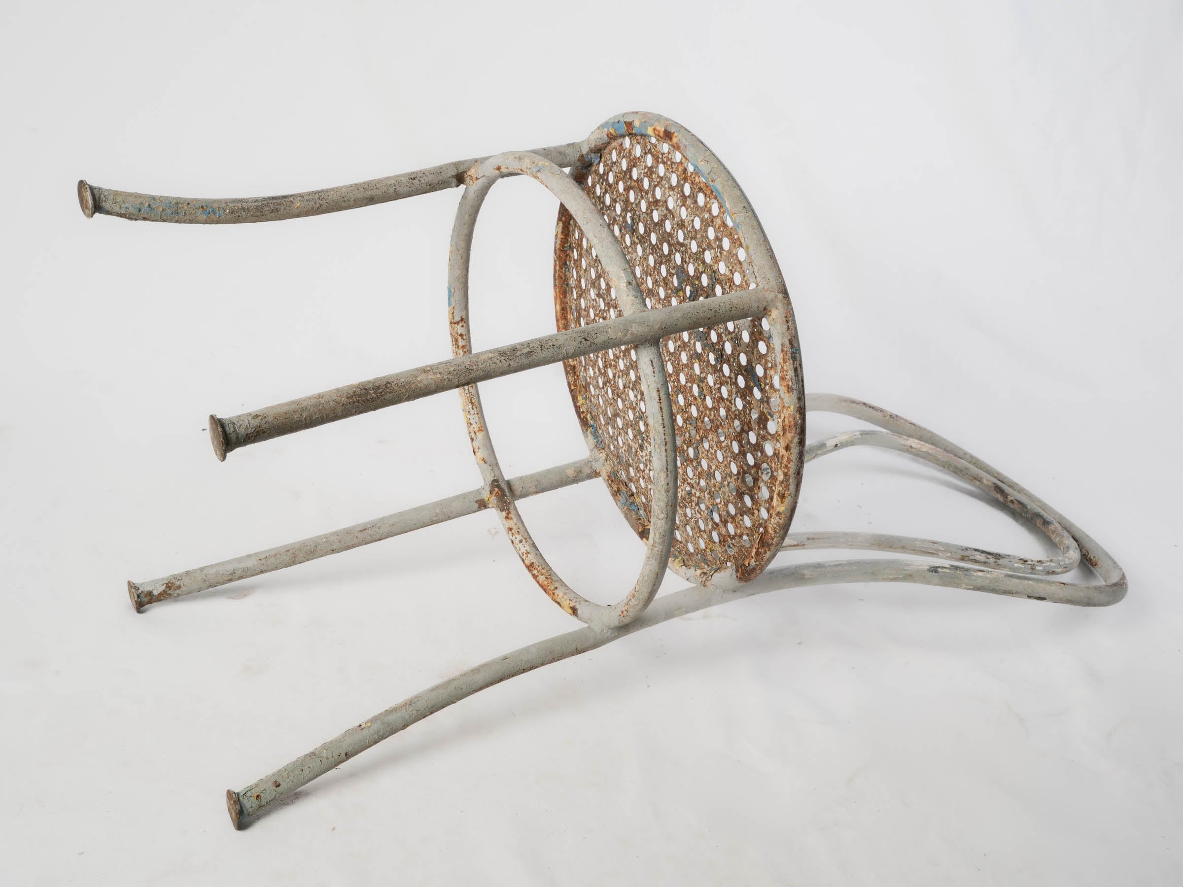 Timeless rustic French bistro chairs