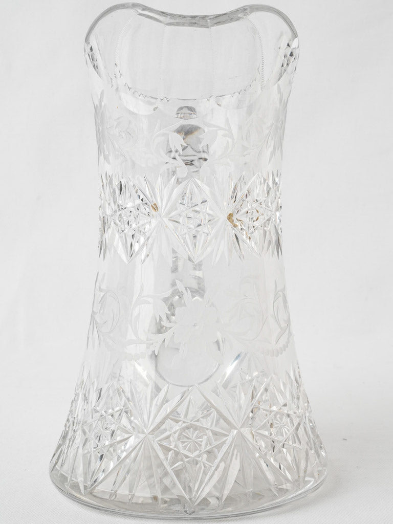 Beautiful retro crystal water jug