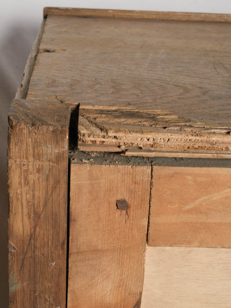 1930s French Oak Shop Drawer Cabinet - 56"