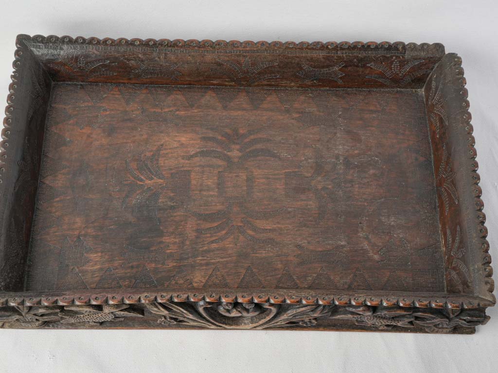 Patina-preserved wooden artifact