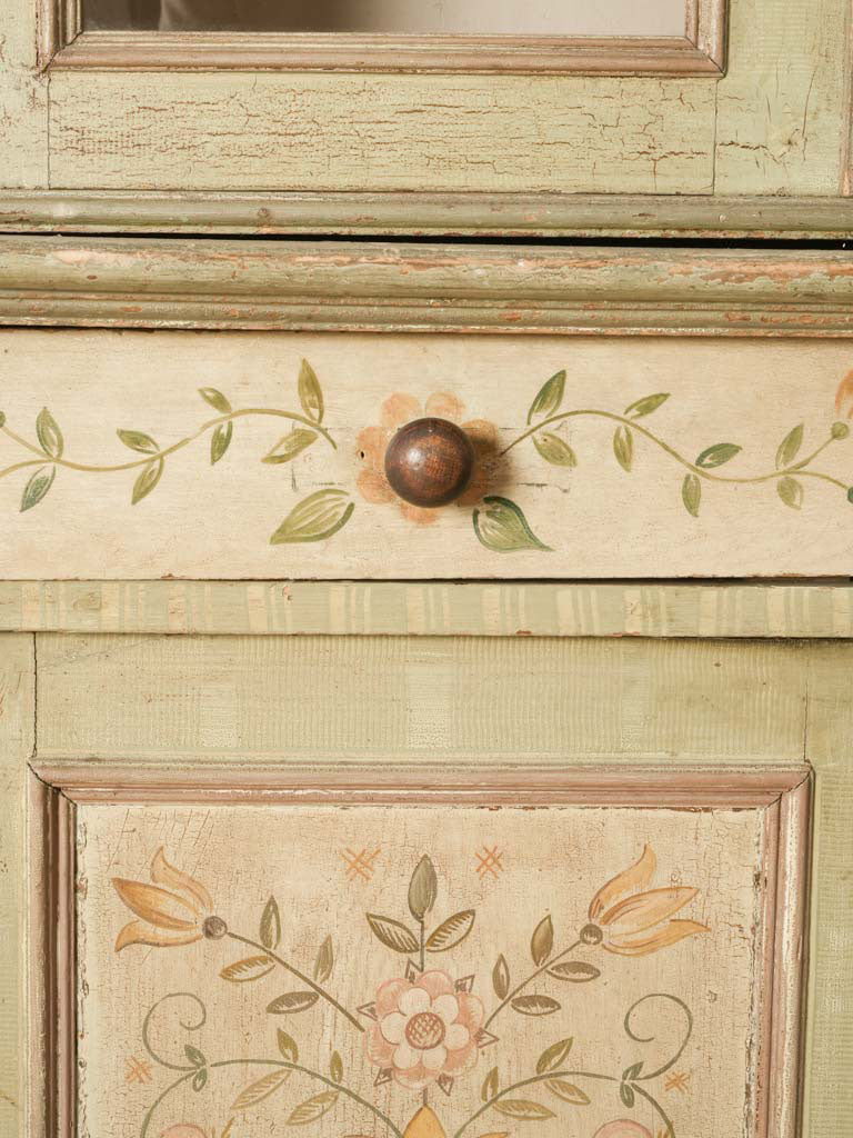 Weathered edge antique dresser