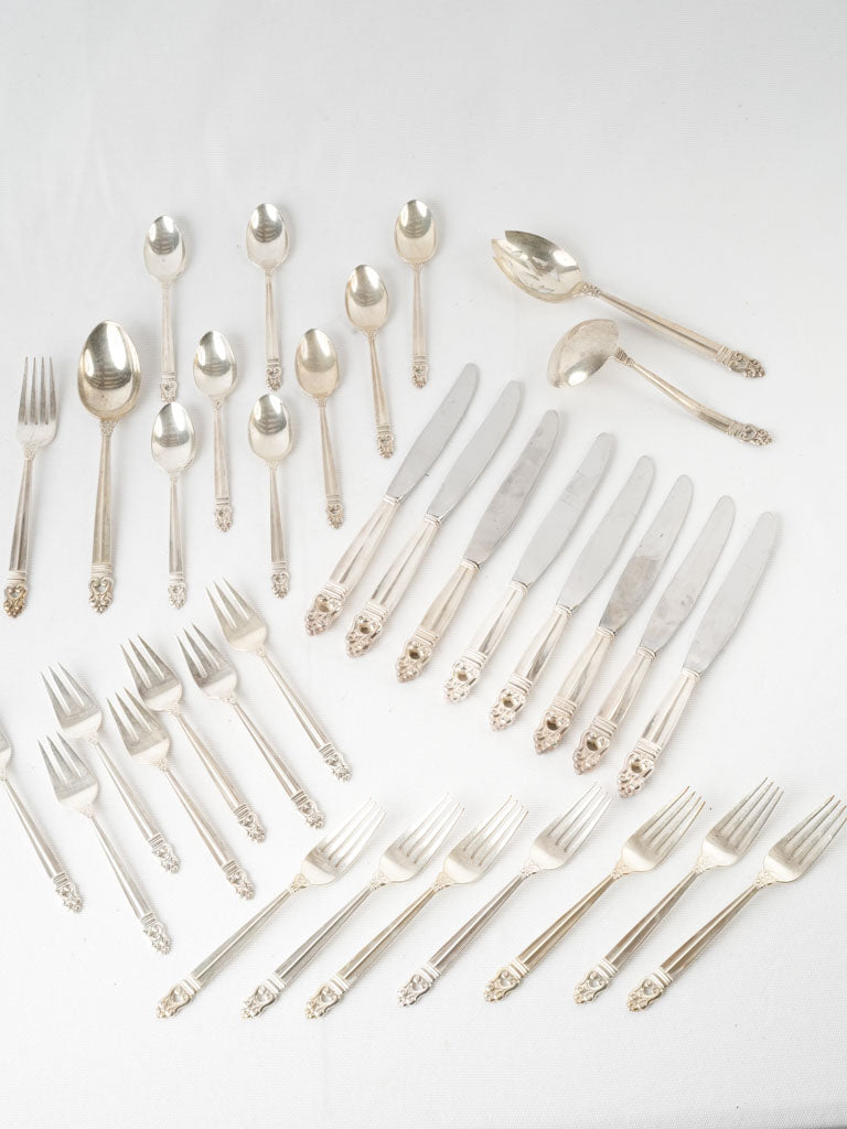 Place Setting Royal Danish Sterling Silverware ROYAL DANISH BY