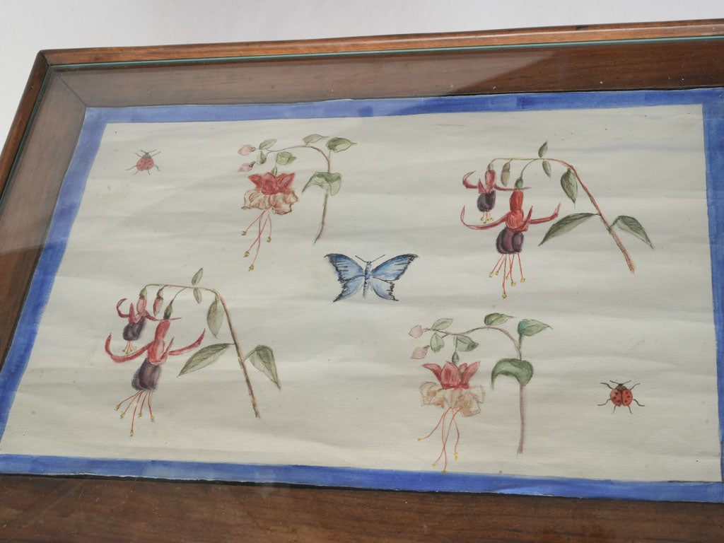 Late 19th-Century Italian Vitrine Side Table - 30¾" x 23¾"