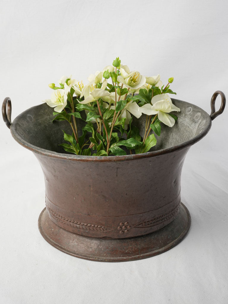 Vintage copper water vessel
