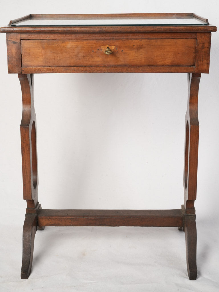 Late 19th-Century Italian Vitrine Side Table - 30¾" x 23¾"