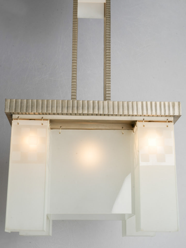 Elegant layered structure chandelier
