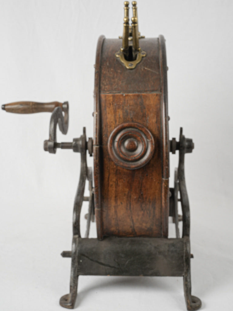 Antique Ornate Iron Sharpening Wheel