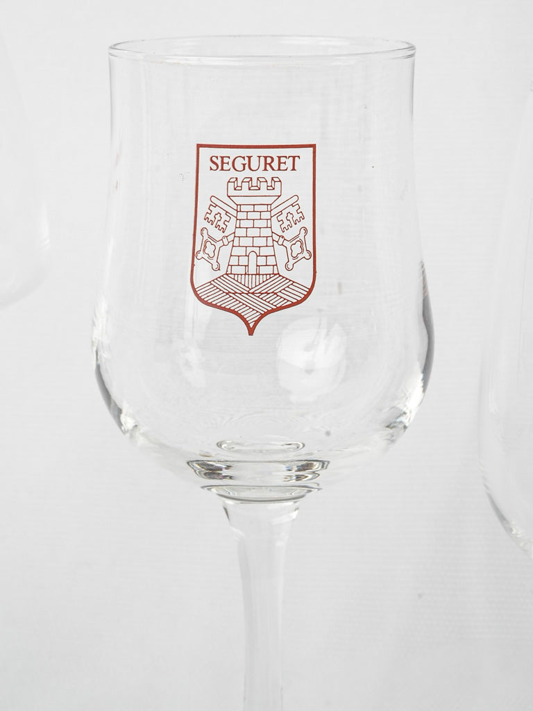 Exquisite French wine tasting glasses