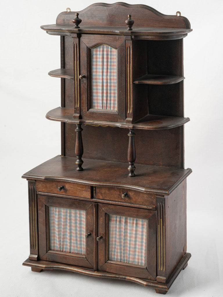 Charming miniature decorative wall cabinet