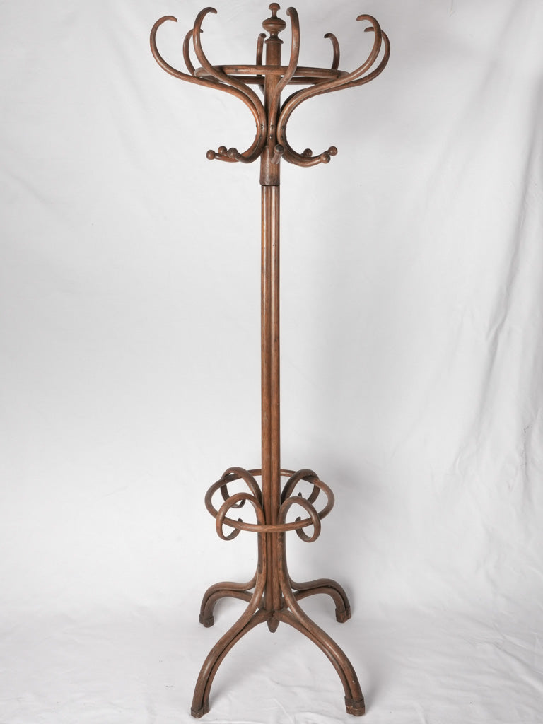 Antique Coat Hanger 1930s French Thonet-style Coat Rack From Lyon 78¾