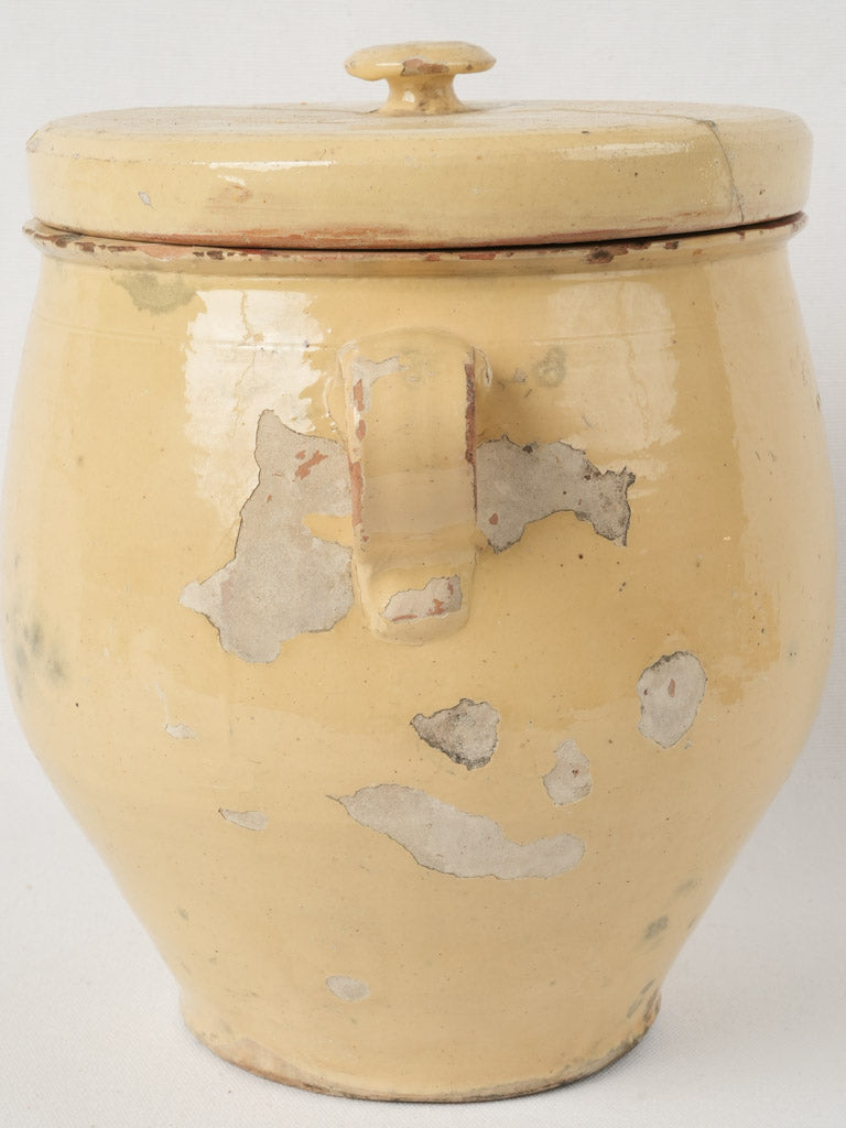 Charming 1800s French Ceramic Crock
