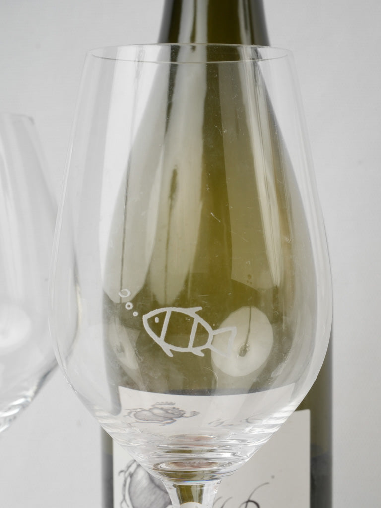 Italian-style wine glasses selection