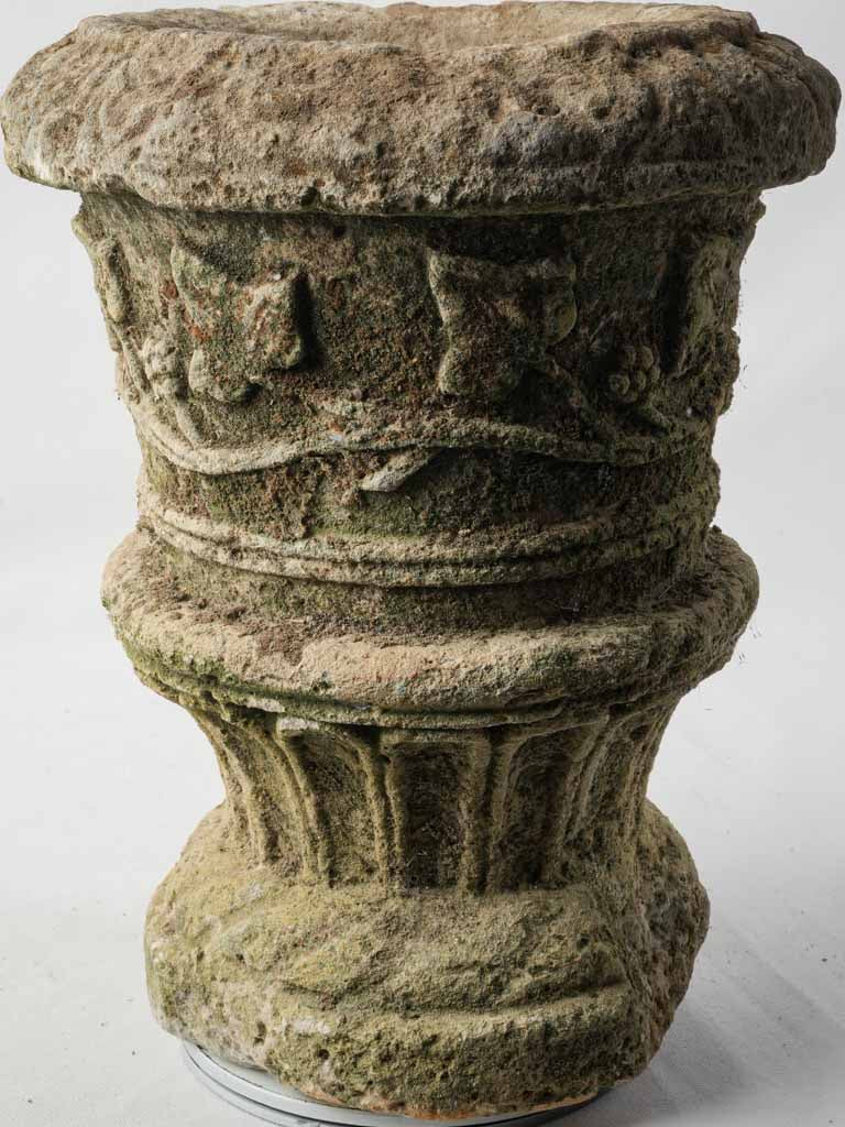 Timeworn French garden statuary