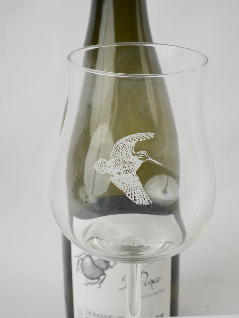 Timeless branded wine glasses set