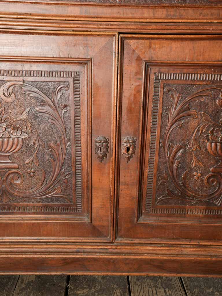 Striking Late 19th Century Italian Carved Sorting Cabinet - 82¾"