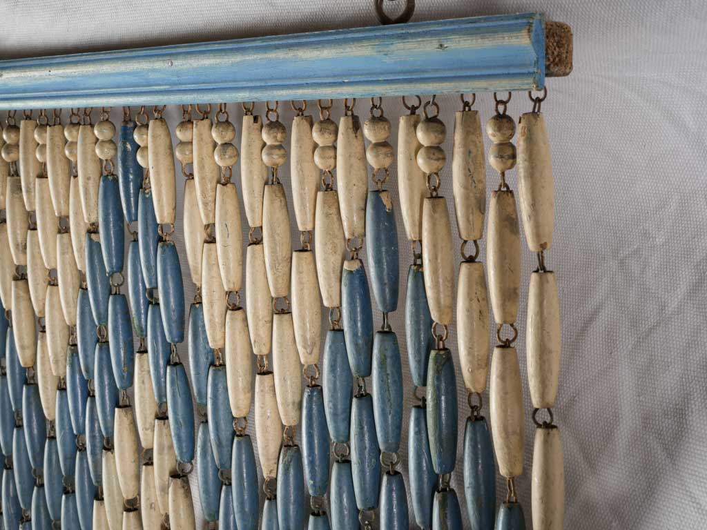 Handcrafted decorative French door cover