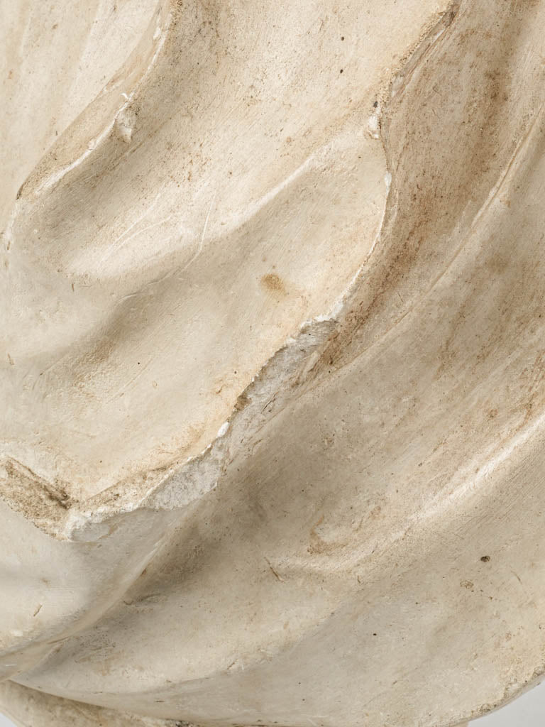 French Artisanal Plaster Christ Bust