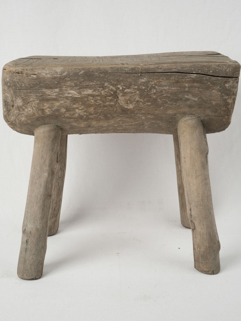 Vintage primitive driftwood log coffee table