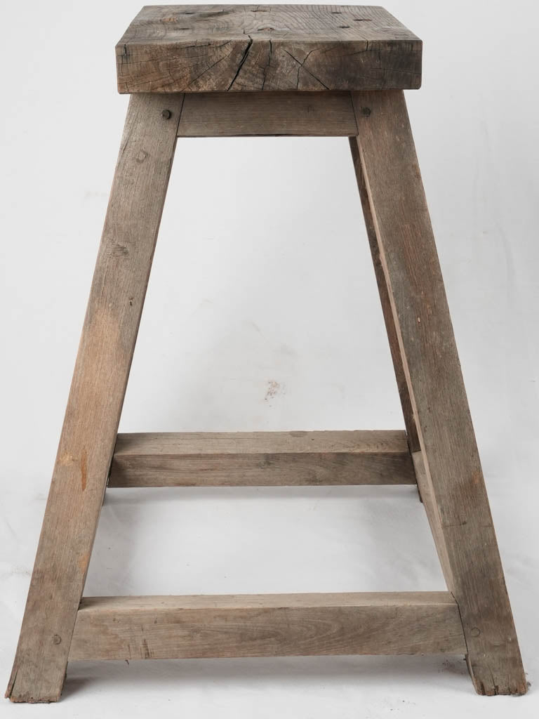 Patinated gray vintage table decor