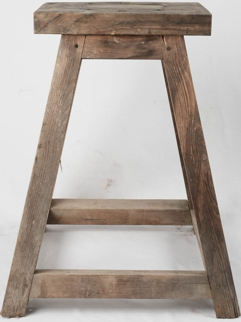 Historical rustic table for sculptures