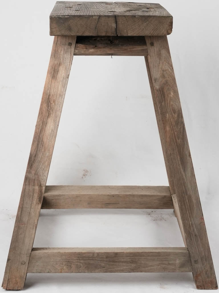 Provincial style sculptor's pine table