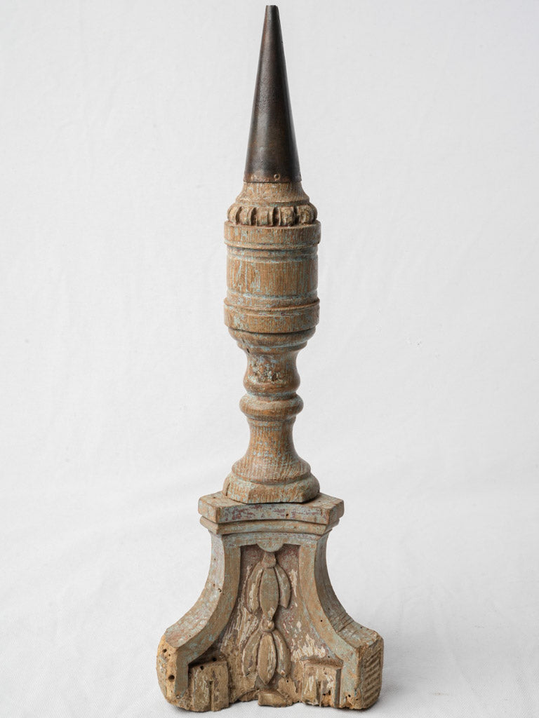 Rustic farmhouse pricket candlestick