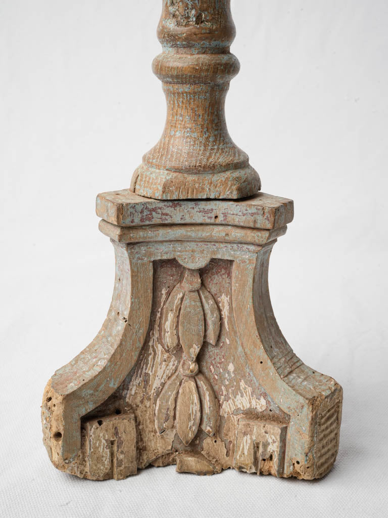 Timeless wooden pricket candlestick