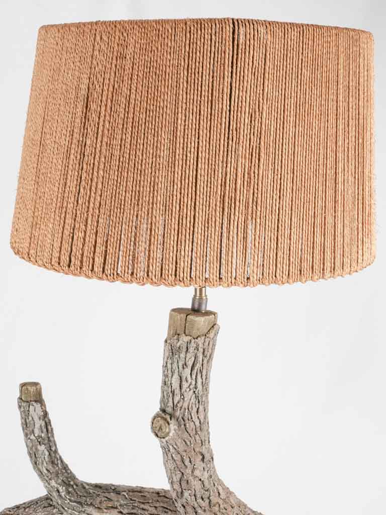 Classic repaired bird-feature floor lamp