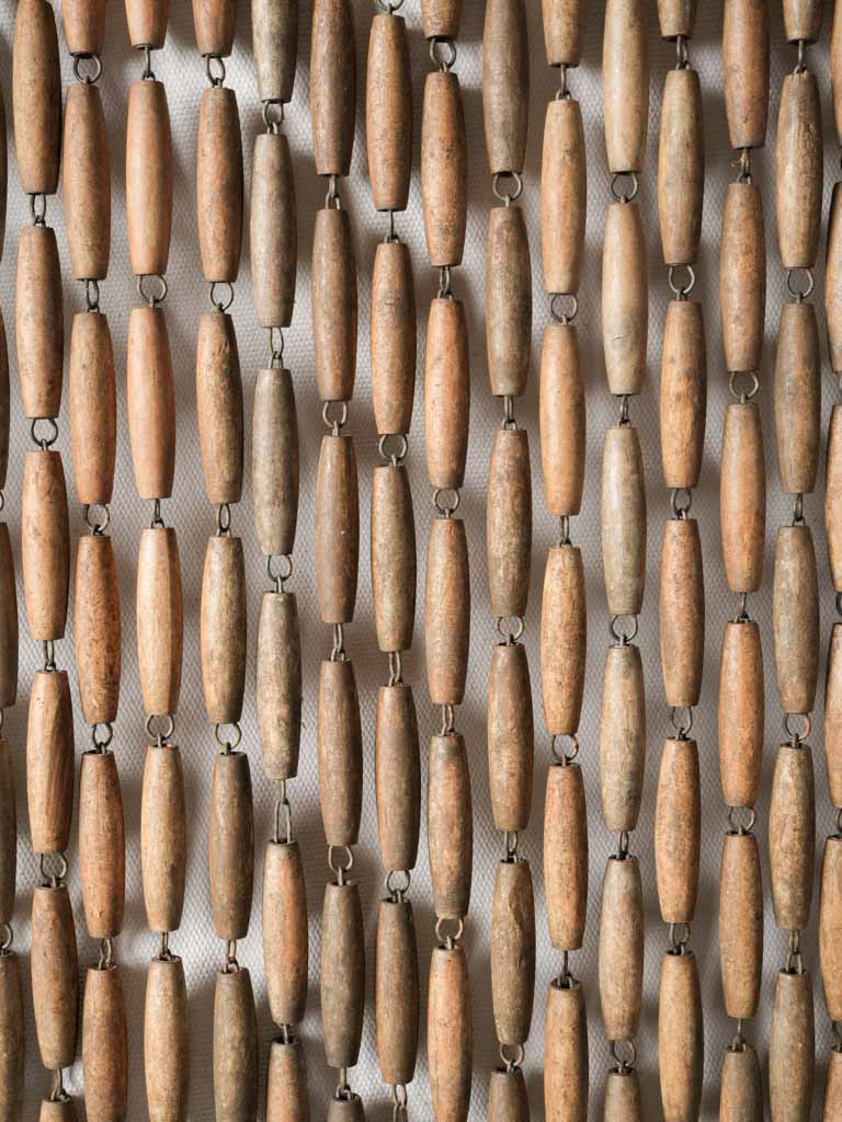 Antique boxwood beaded curtain