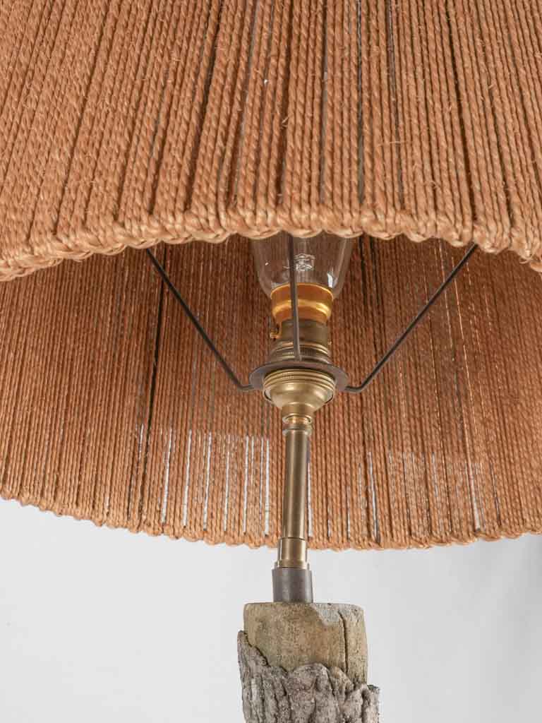Decorative faux bois room light