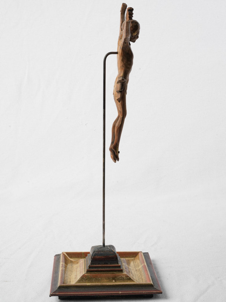 Traditional crucifixion style sculpture