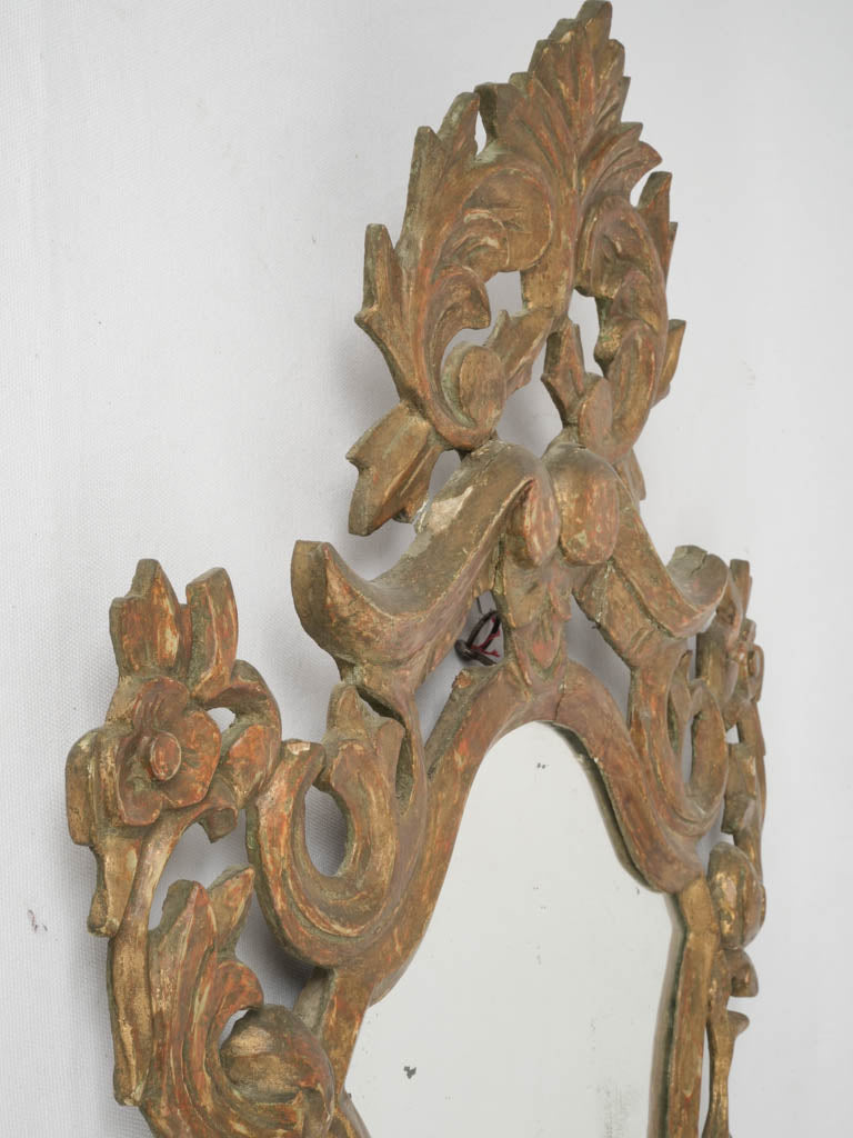 18th-century gilded mirror