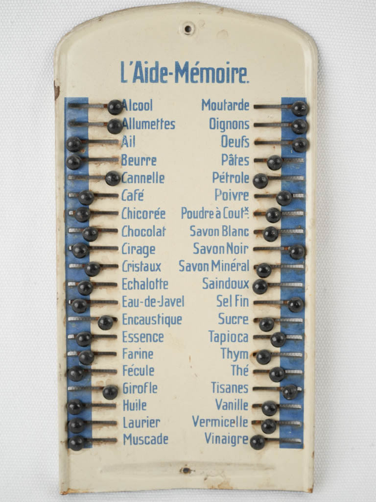 Mid-century L’Aide Memoire organizer