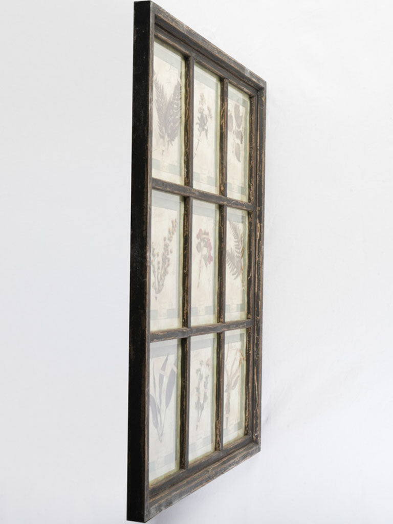 Natural palette botanical grid panel