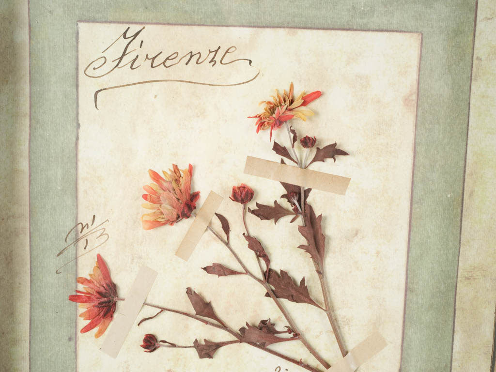 Scholarly-inspired floral wall piece