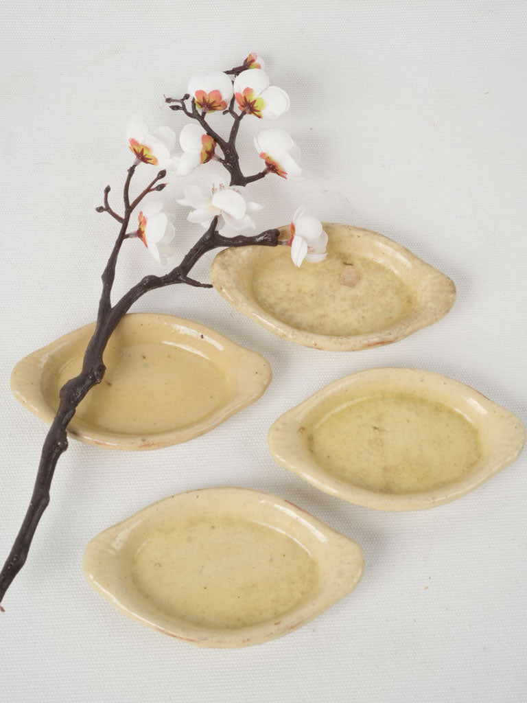 Charming nineteenth-century Mediterranean pottery dishes