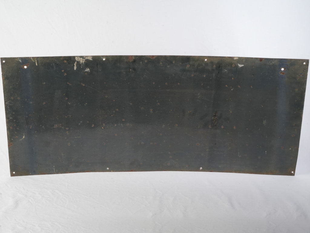 Classic art deco steel signage