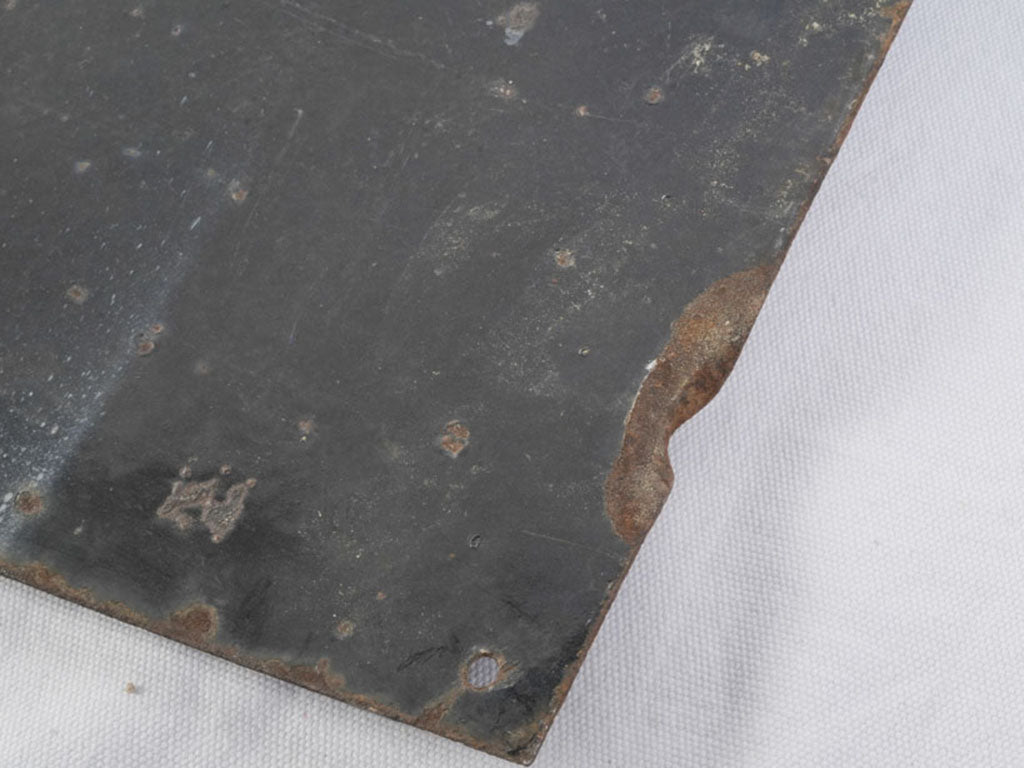 Historic 1930s Metro sign France