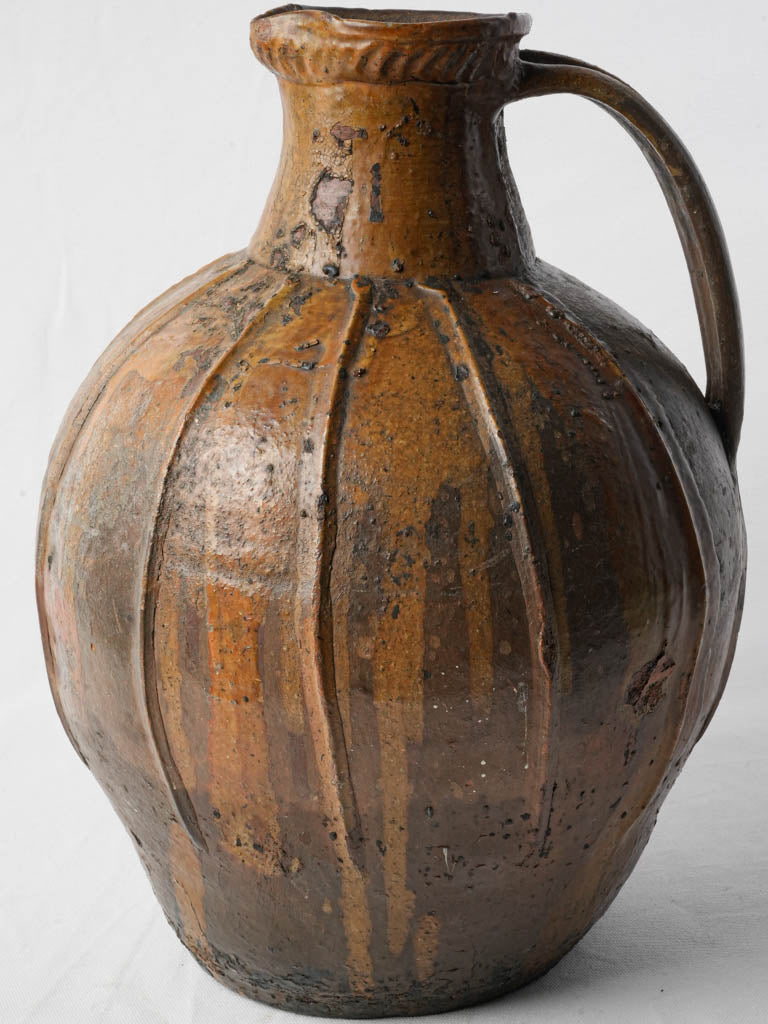 Textured antique French jug
