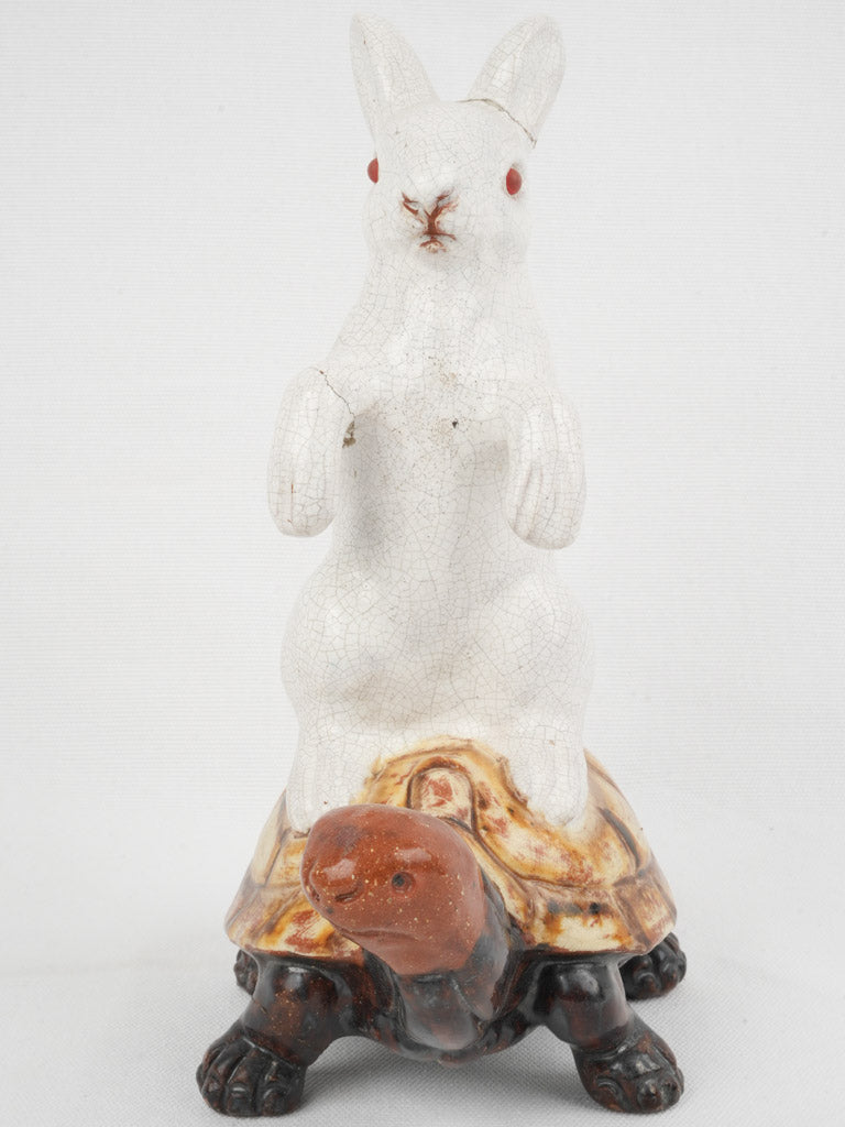 19th century French animal-themed ceramic
