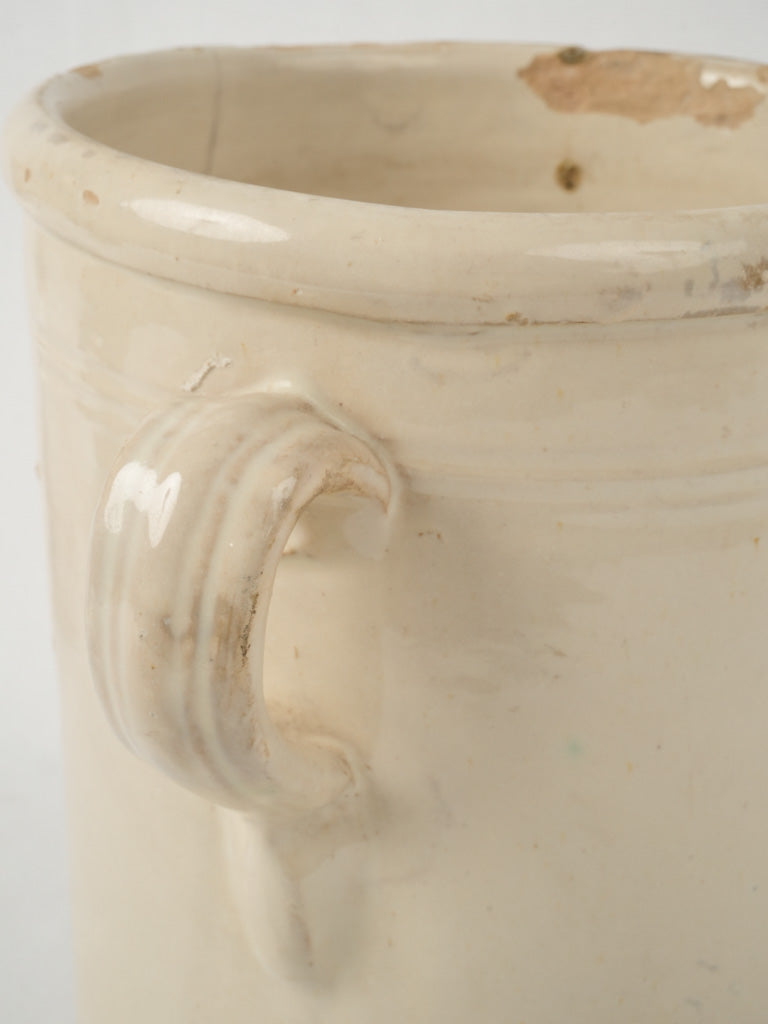 Aged Italian terracotta anchovy holder