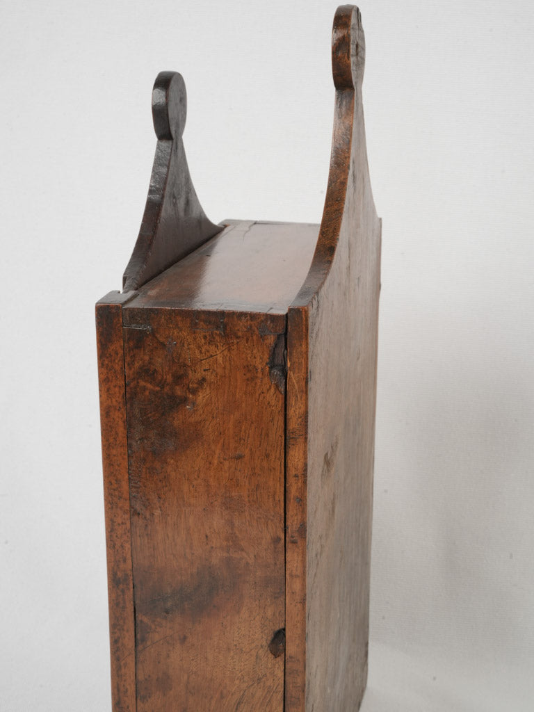 Solid walnut decorative kitchen box