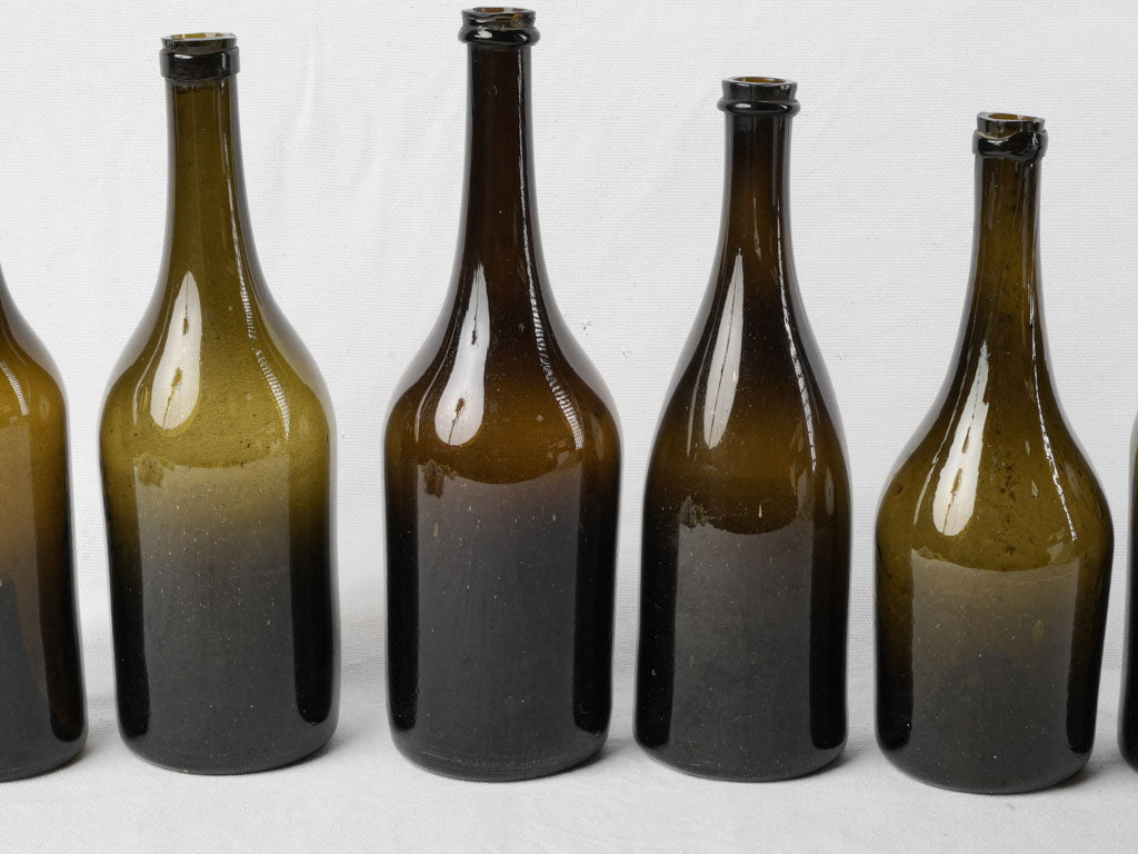 Authentic late 19th-century bottles