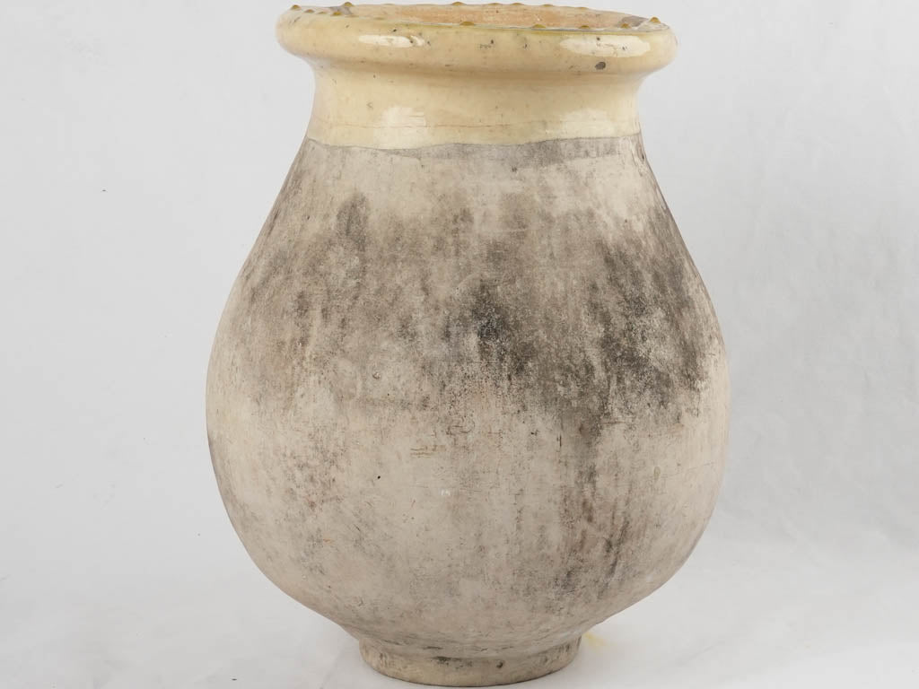Antique French olive jar - Biot jar 19th century 22½"