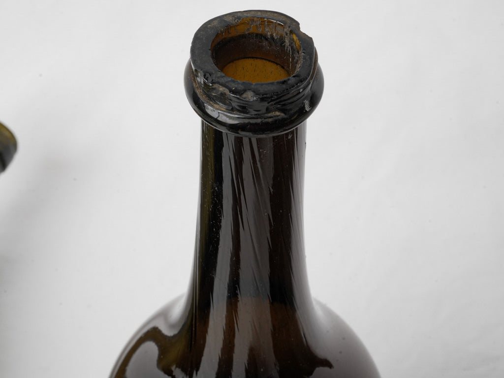 Antique-inspired hand-blown glassware